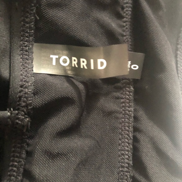 Torrid Black Lattice Back Wireless Bikini Top - Picture 7 of 9